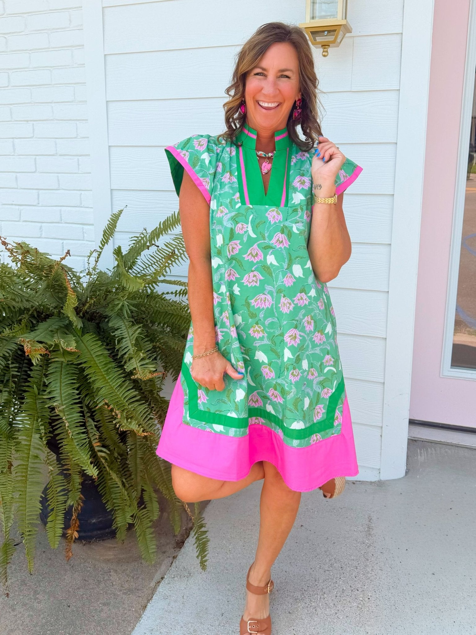 Magnolia Lane Floral Dress - Jessi Jayne Boutique