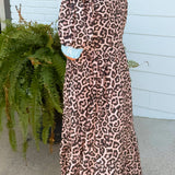 Wild at Heart Leopard Midi Dress
