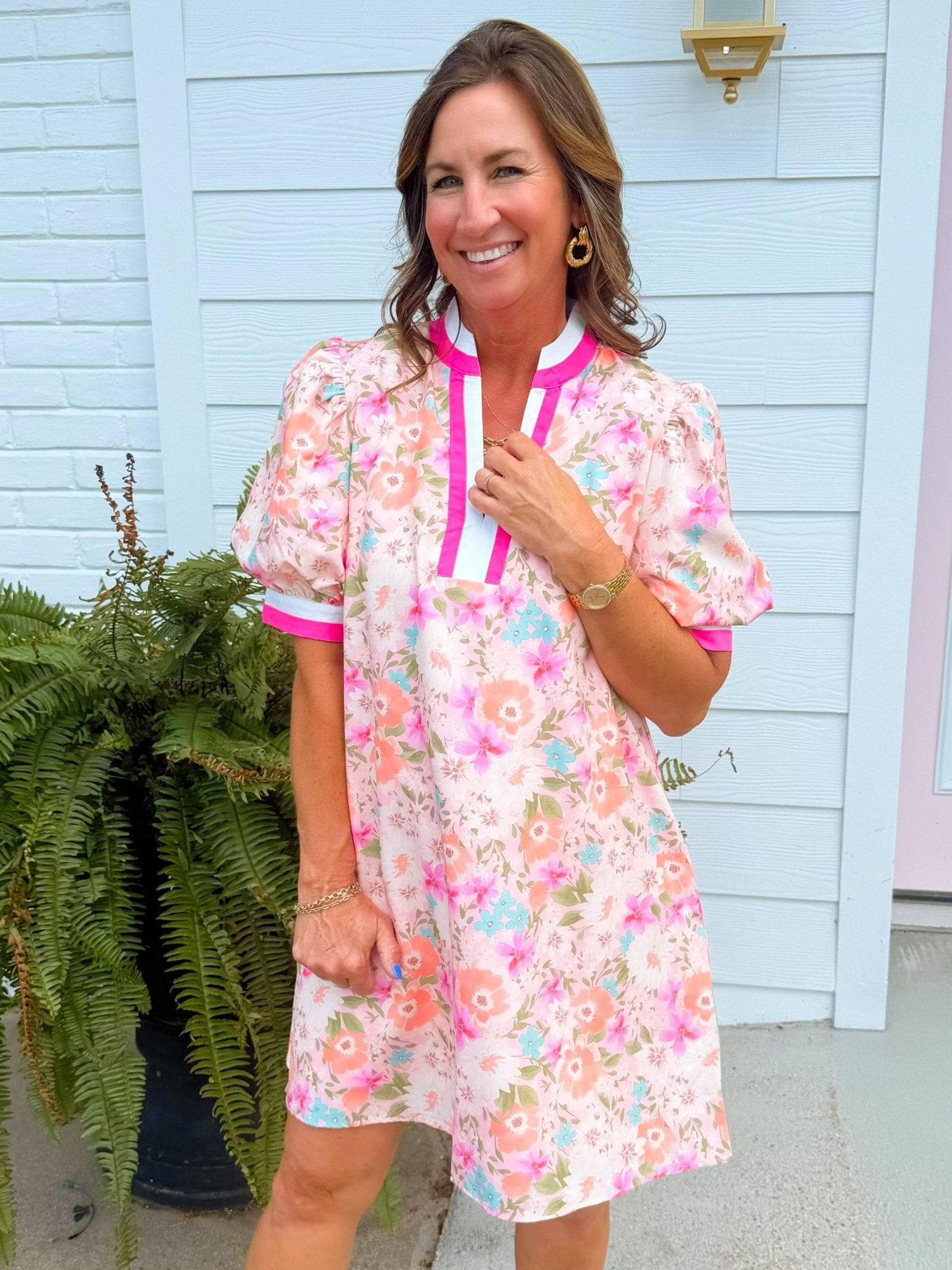 Cottage Bloom Floral Dress - Jessi Jayne Boutique