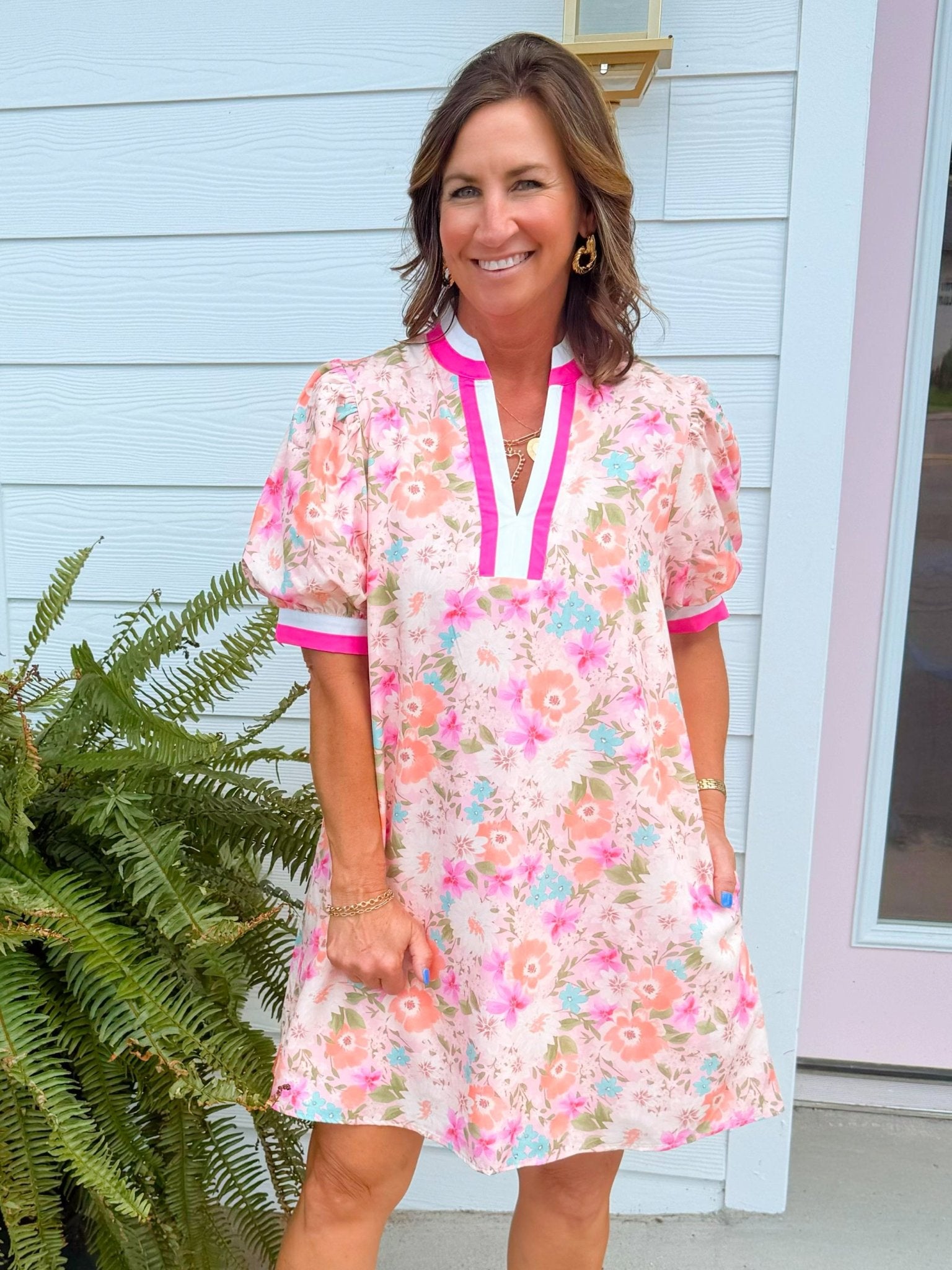 Cottage Bloom Floral Dress - Jessi Jayne Boutique