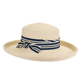 Ivory Paper Braid Boater Hat by Sun 'N' Sand - Jessi Jayne Boutique