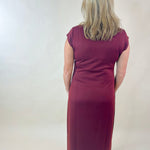 Merlot Elegance Maxi Dress - Jessi Jayne Boutique
