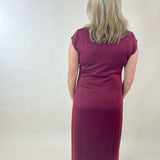 Merlot Elegance Maxi Dress - Jessi Jayne Boutique
