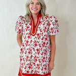 Autumn Bloom Floral Mini Dress - Jessi Jayne Boutique