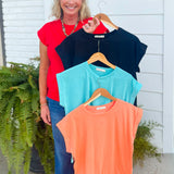 Favorite Fit Folded Sleeve Tee