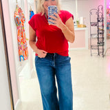 Favorite Fit Folded Sleeve Tee