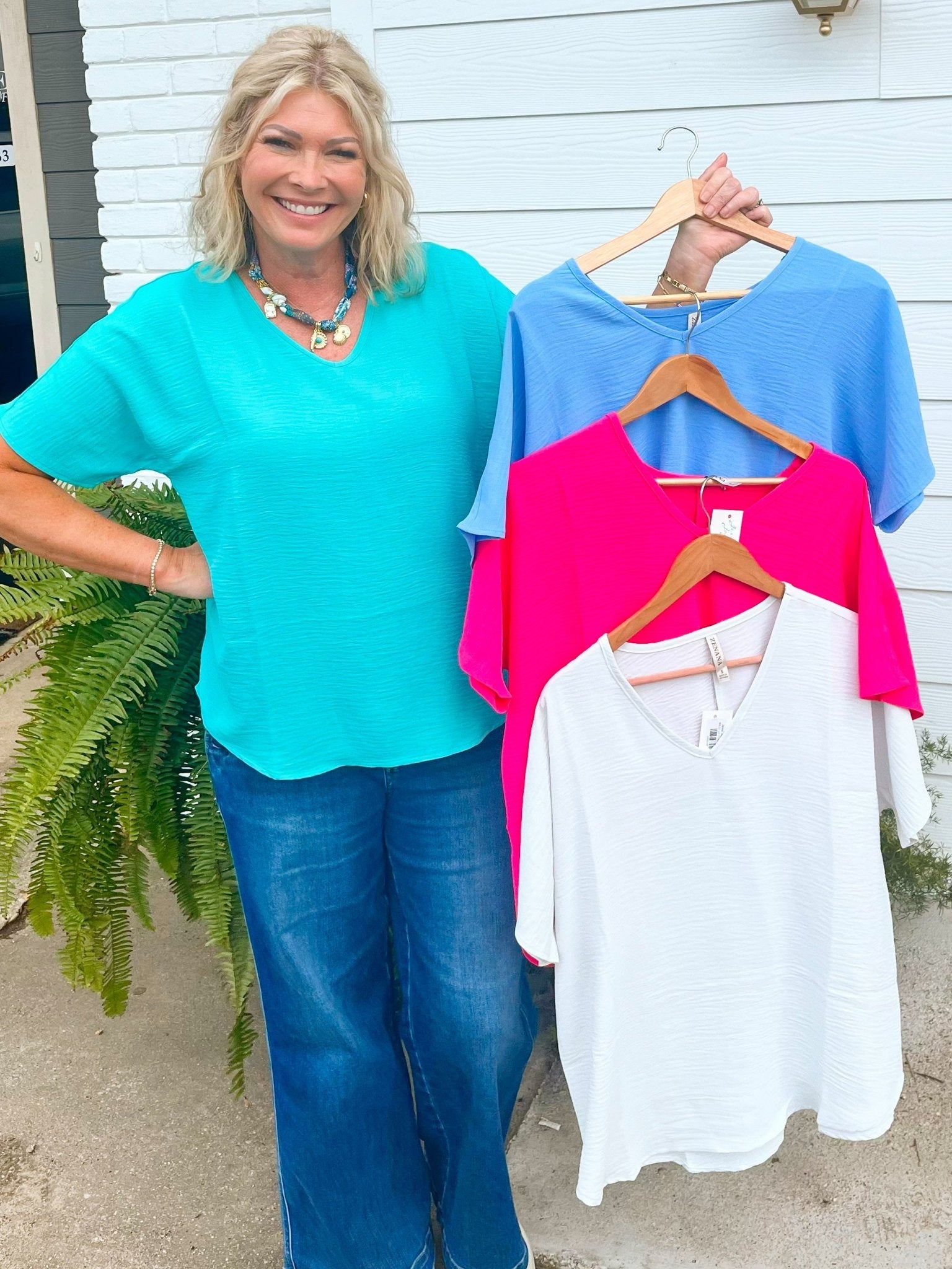 Daily Ease Airflow Top - Jessi Jayne Boutique