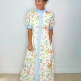 Meadow Stripe Button Midi Dress - Jessi Jayne Boutique