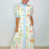 Meadow Stripe Button Midi Dress - Jessi Jayne Boutique
