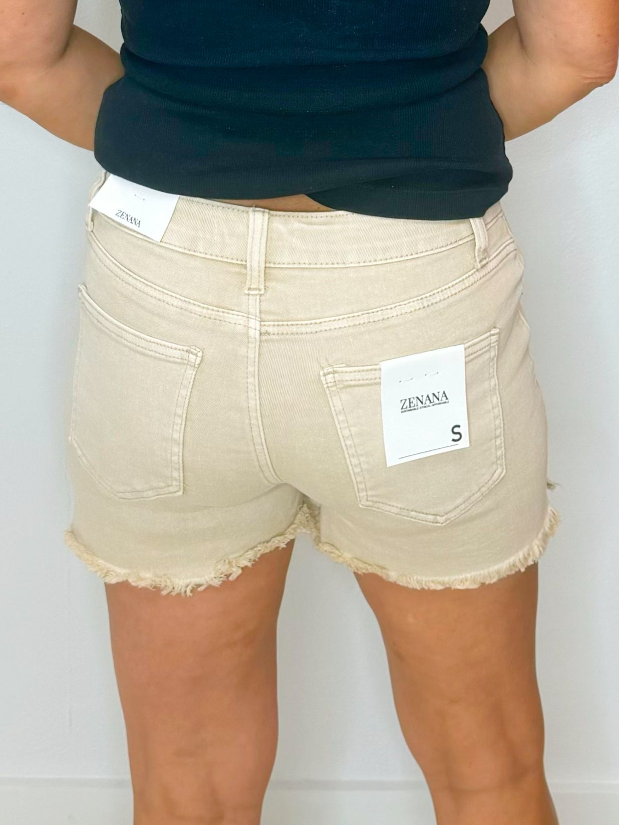 Sandy Shore Denim Shorts - Jessi Jayne Boutique