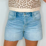 Risen Blue Bay Cutoff Shorts - Jessi Jayne Boutique