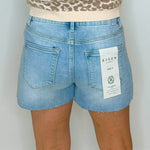 Risen Blue Bay Cutoff Shorts - Jessi Jayne Boutique
