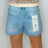 Risen Blue Bay Cutoff Shorts - Jessi Jayne Boutique