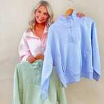 Cozy Court Quarter - Zip Pullover - 3 Colors Available - Jessi Jayne Boutique