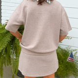Take It Easy Skort Set Taupe