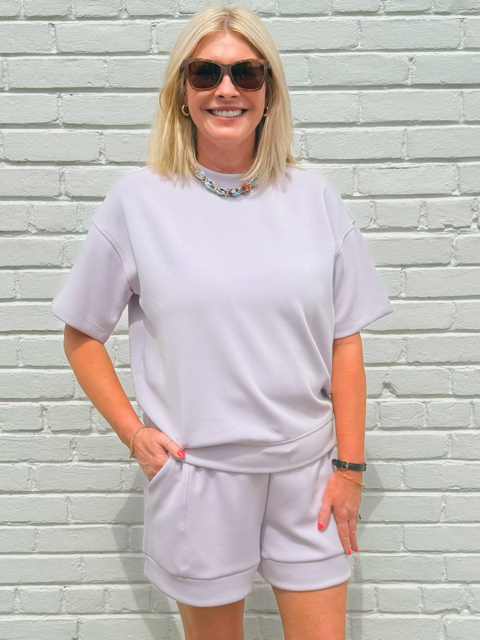 Daydream Lounge Set Lavender - Jessi Jayne Boutique