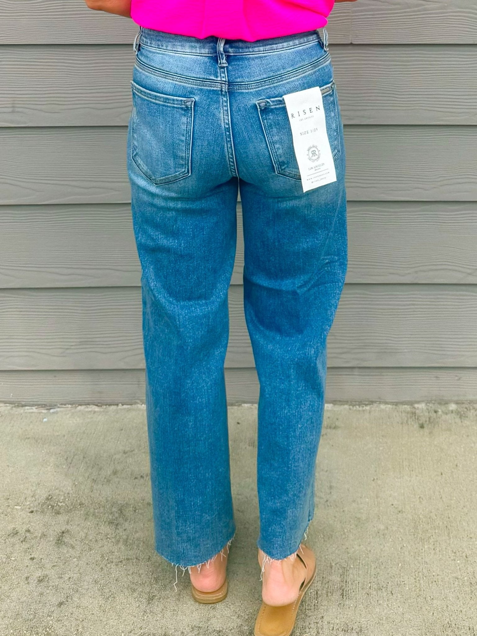Risen Confidence Cropped Tummy Control Jeans - Jessi Jayne Boutique
