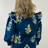 Violet Vine Embroidered Top - Jessi Jayne Boutique