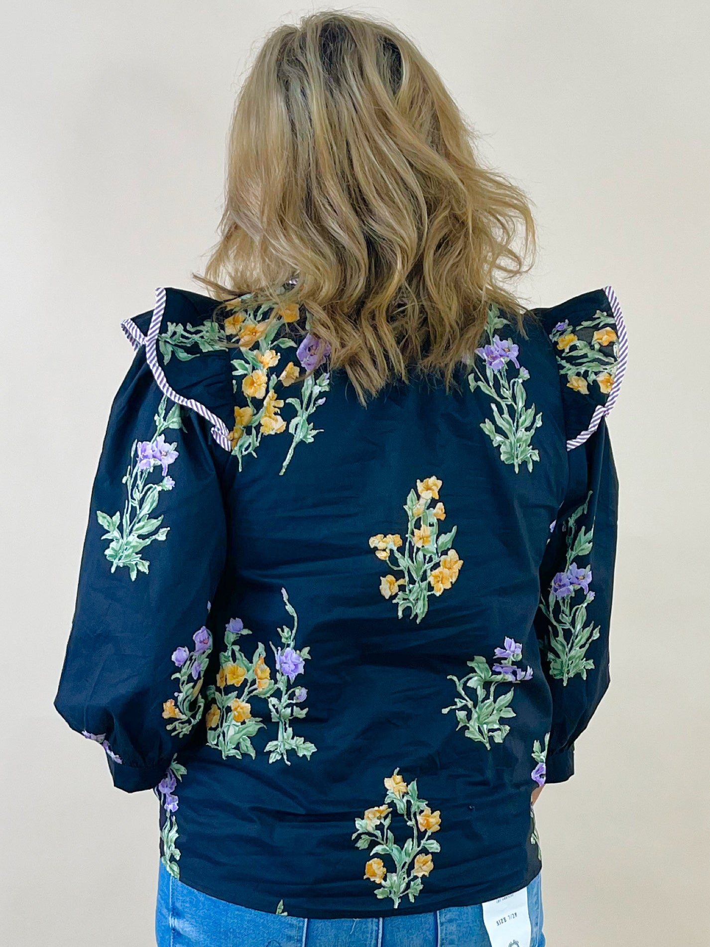 Violet Vine Embroidered Top - Jessi Jayne Boutique