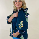 Violet Vine Embroidered Top - Jessi Jayne Boutique