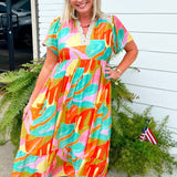 Tropical Escape Maxi Dress - Jessi Jayne Boutique
