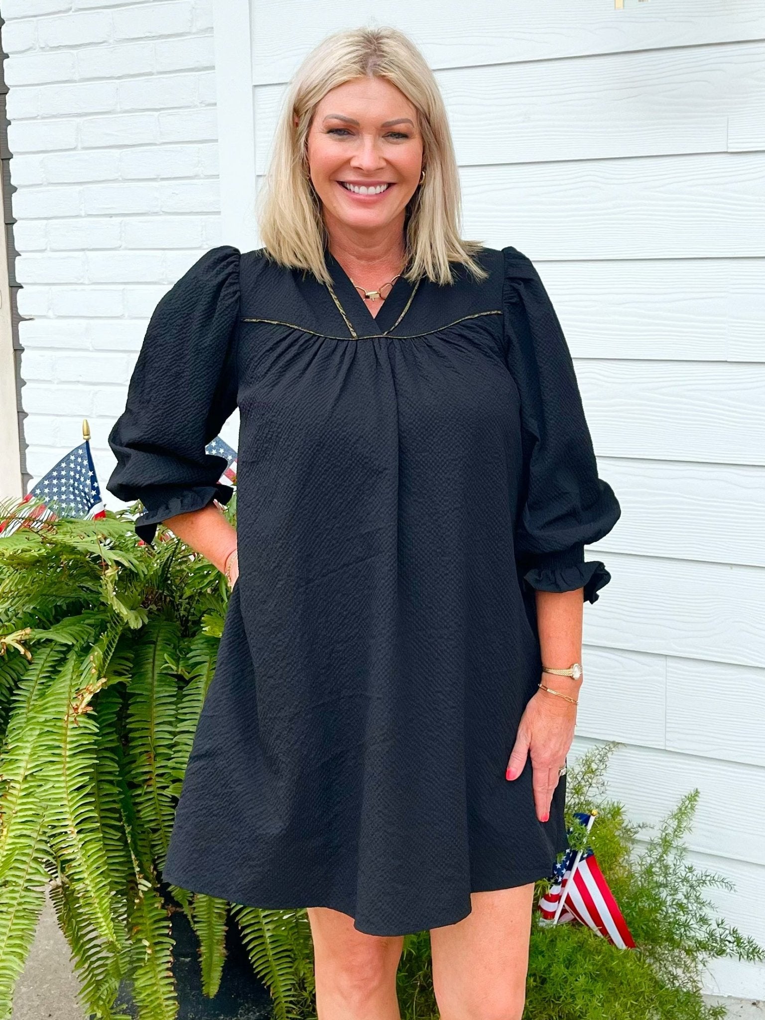 Midnight Grace Mini Dress - Jessi Jayne Boutique
