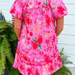 Pink Garden Party Dress - Jessi Jayne Boutique