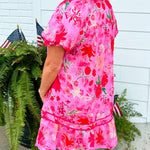 Pink Garden Party Dress - Jessi Jayne Boutique