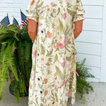 Sage Meadow Midi Dress - Jessi Jayne Boutique
