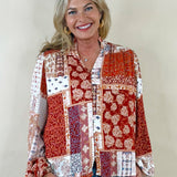 Amber Horizon Blouse - Jessi Jayne Boutique