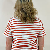 Sugar and Spice Stripe Tee - Jessi Jayne Boutique