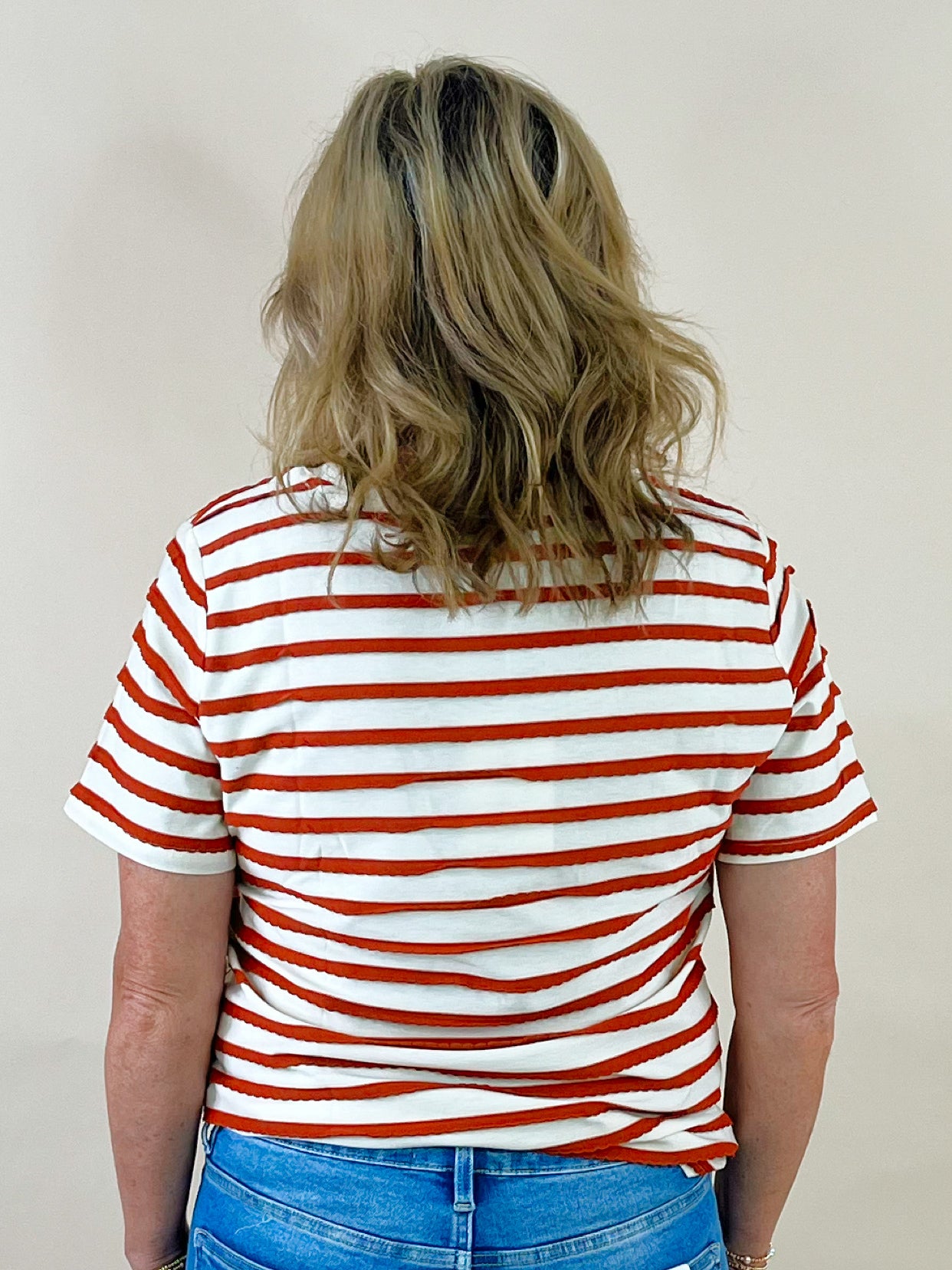Sugar and Spice Stripe Tee - Jessi Jayne Boutique