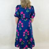 Midnight Bloom Ruffle Dress - Jessi Jayne Boutique