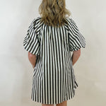 On the Line Striped Dress - Jessi Jayne Boutique