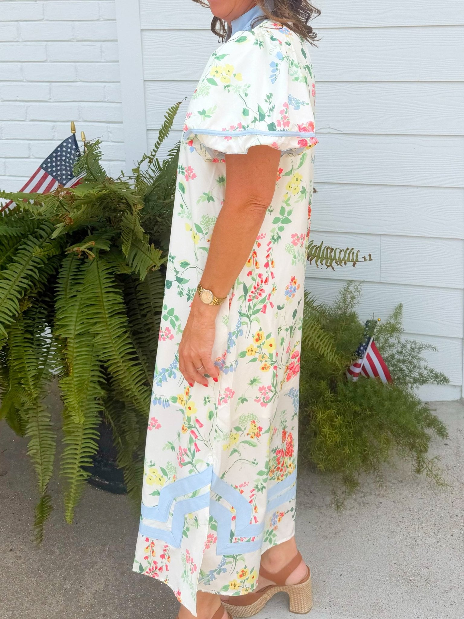 Meadow Breeze Midi Dress - Jessi Jayne Boutique