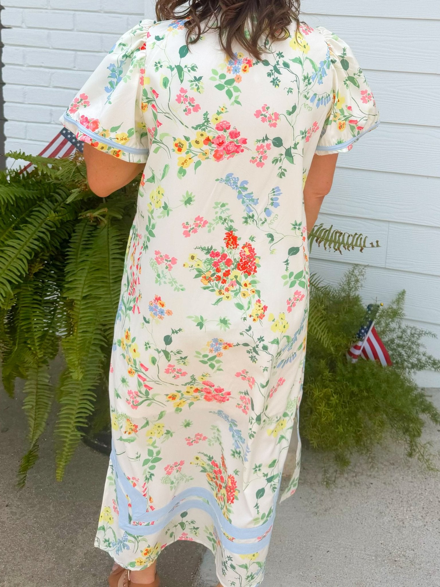 Meadow Breeze Midi Dress - Jessi Jayne Boutique