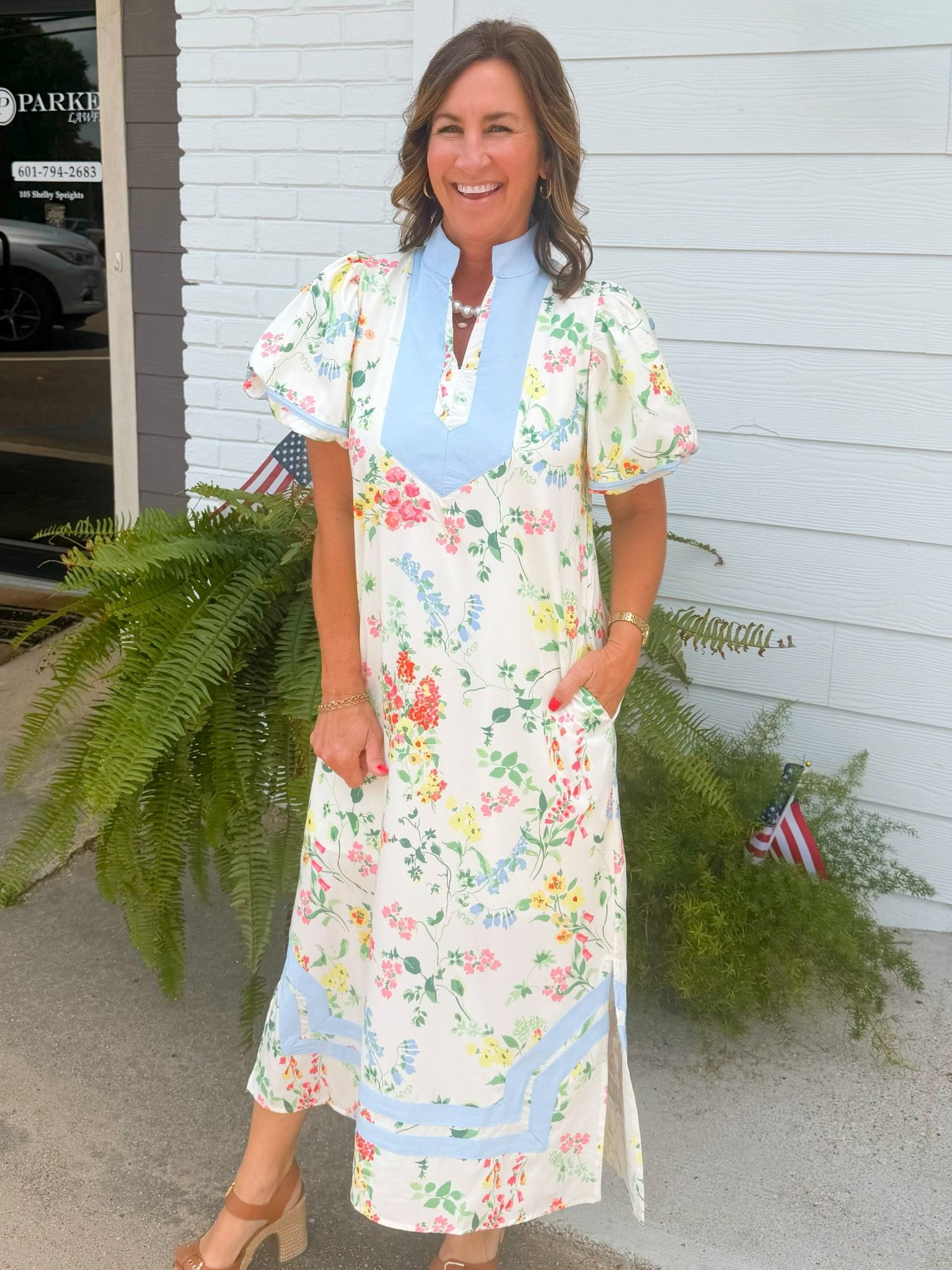 jessi midi dress Lilly Pulitzer Women's Jessi Midi Dress (Amethyst Tint Craysea) (Size Medium)