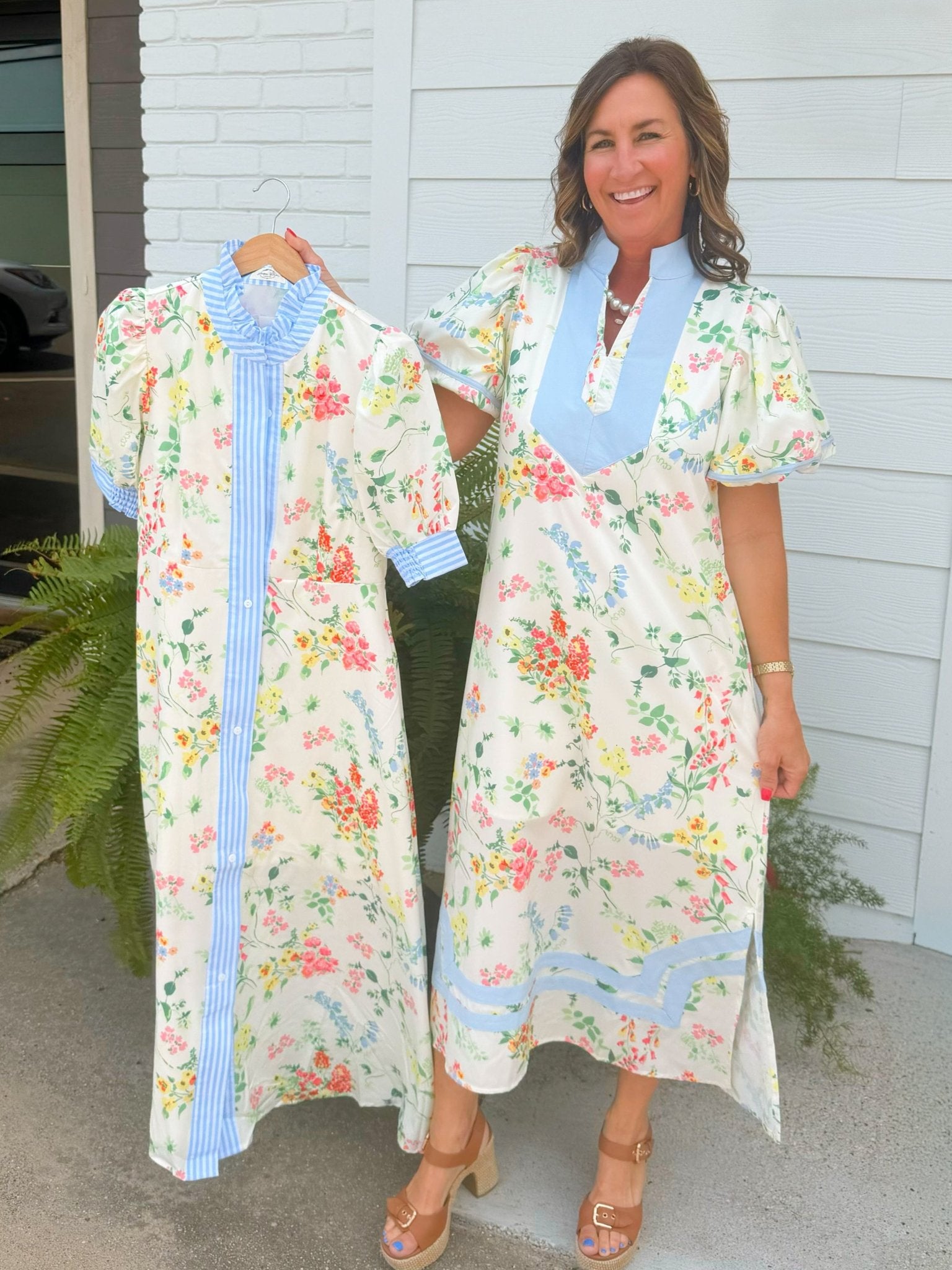 Meadow Breeze Midi Dress - Jessi Jayne Boutique