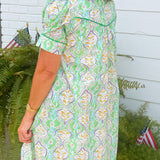 Mint Julep Piped Mini Dress