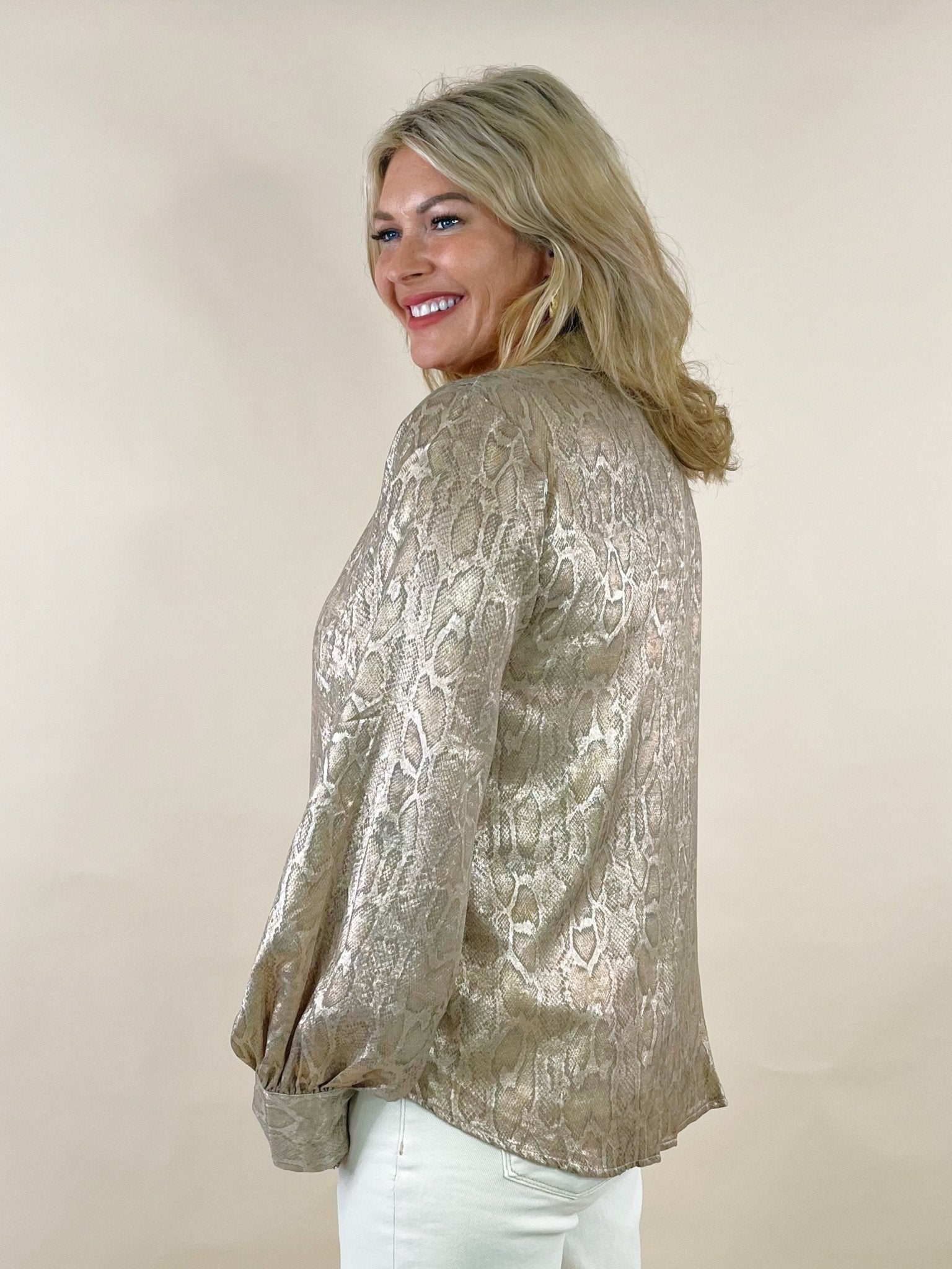 Desert Viper Blouse - Jessi Jayne Boutique