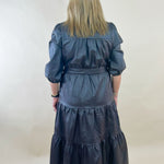 Espresso Faux Leather Shirt Dress - Jessi Jayne Boutique