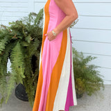 Candy Stripe Maxi Dress