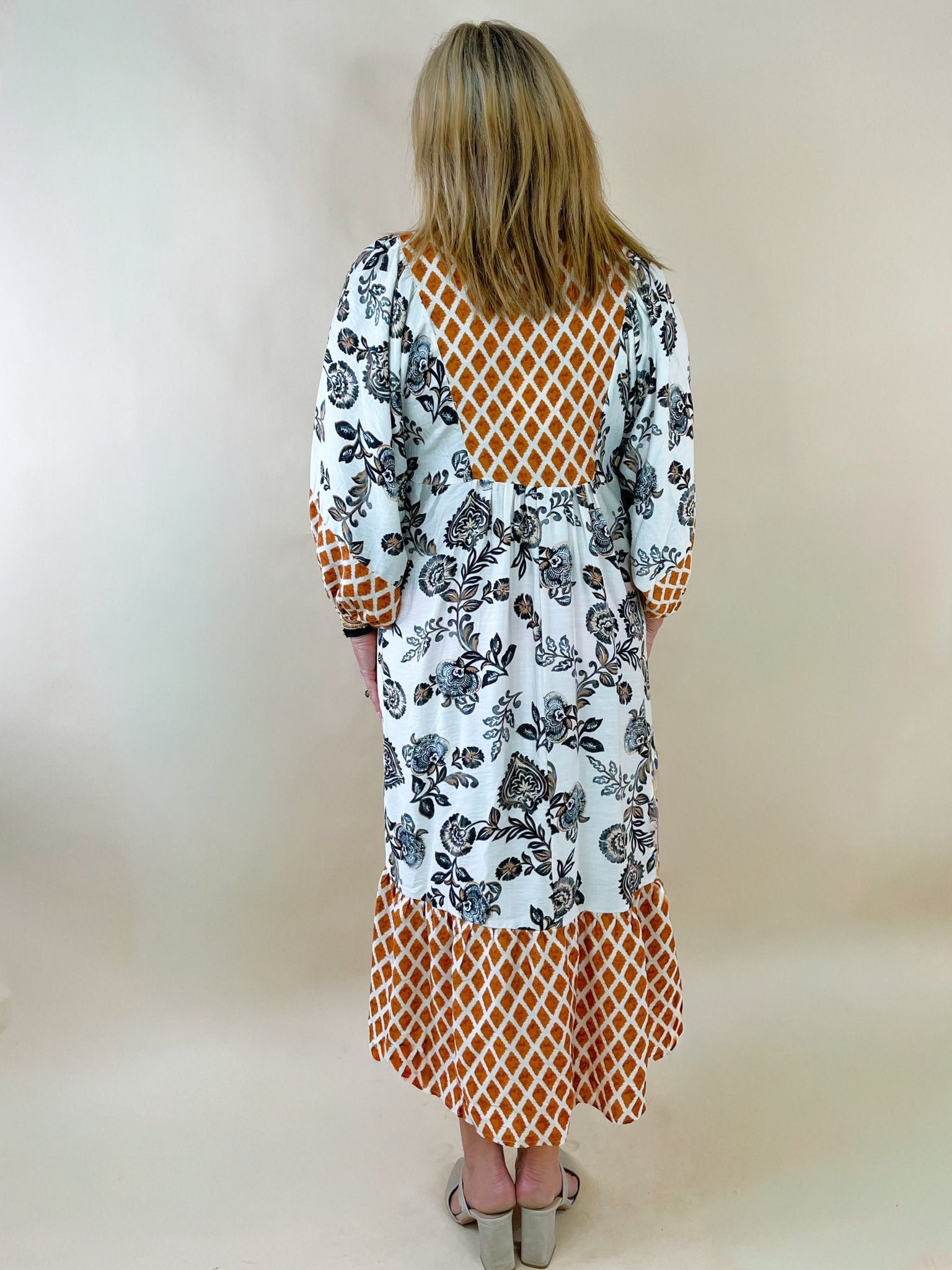 Boheme Breeze Midi Dress - Jessi Jayne Boutique