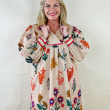 Meadow Muse Embroidered Mini Dress - Jessi Jayne Boutique