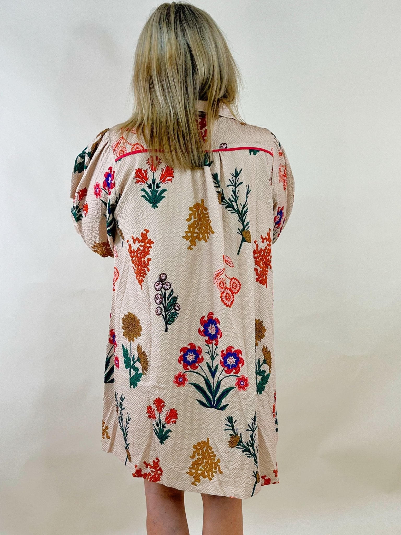 Meadow Muse Embroidered Mini Dress - Jessi Jayne Boutique