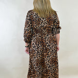 Savanna Stroll Zip Midi Dress - Jessi Jayne Boutique