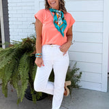 Risen Coastal Classic White Cropped Jeans - Jessi Jayne Boutique