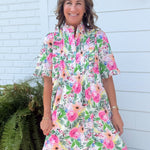 Garden Romance Floral Dress - Jessi Jayne Boutique