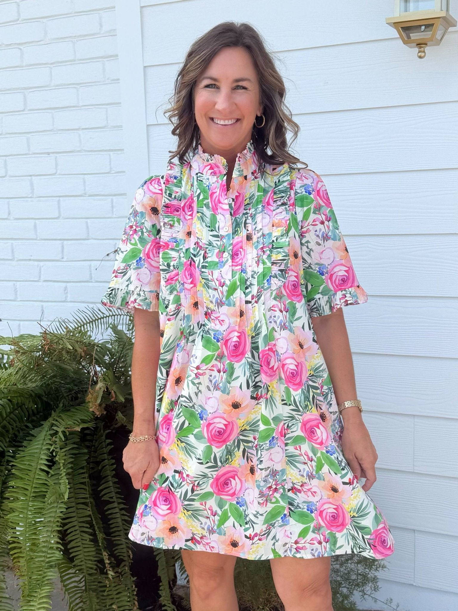 Garden Romance Floral Dress - Jessi Jayne Boutique