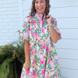 Garden Romance Floral Dress - Jessi Jayne Boutique